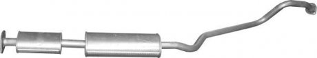 Резонатор (средняя часть) алюминизированная сталь Nissan Almera 1.8 POLMOSTROW 15.17 (фото 1)