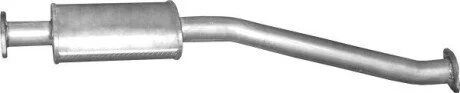 Глушитель алюм. сталь, средн. часть Nissan Navara/King Cab/NP300 (15.182) Polmos POLMOSTROW 15182