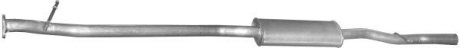Глушитель алюм. сталь, средн. часть Nissan X-Trail 2.0i (15.19) POLMOSTROW 1519