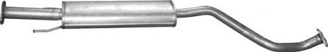 Глушитель, алюм. сталь, середн. часть Nissan Note 1.6i-16V 04/09- (15.23) Polmos POLMOSTROW 1523 (фото 1)