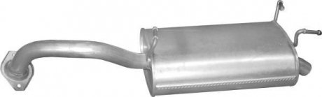 Глушитель (задняя часть) алюминизированная сталь Nissan Primera 2.0 (02-07) POLMOSTROW 15.242 (фото 1)