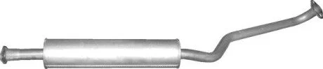 Глушитель алюм. сталь, средн. часть Nissan Primera 1.8i-16V 05/02-07 (15.38) Pol POLMOSTROW 1538