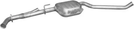 Глушник, алюм. сталь, середн. част. Opel Omega B 2.2i -16V 99-03 kombi (17.326) POLMOSTROW 17326