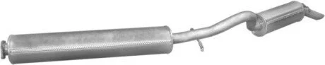TгUMIK POLMOSTR╙W 17.329ALU UKгAD WYDECHOWY OPEL SINTRA 2.2DTI/TD 97-99 POLMOSTROW 17329