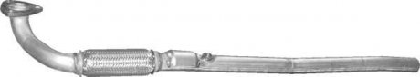 Глушитель, алюм. сталь, передн. часть Opel Meriva A 1.6i 16V 08/05-05/10 (17.614 POLMOSTROW 17614 (фото 1)