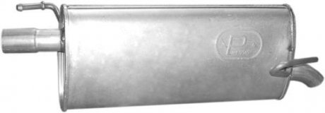 Глушитель (задняя часть) алюминизированная сталь Opel Meriva A 1.6i (03-04), 1.6i MPV (03-05) POLMOSTROW 17.622