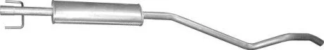 Глушитель, алюм. сталь, середн. часть Opel Astra H 1.4i 16V (17.63) POLMOSTROW 1763