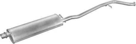 Глушитель, алюм. сталь, середн. часть Peugeot 406 2.0 -16V 99 -03 (19.192) Polmo POLMOSTROW 19192
