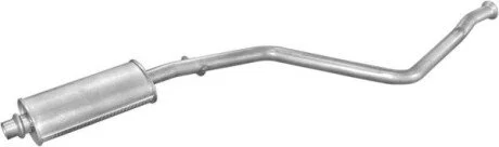 Глушитель, алюм. сталь, середн. часть Peugeot 306 1.4-1.8 sedan kat 94-98 (19.60 POLMOSTROW 1960 (фото 1)