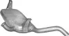 Глушитель алюм. сталь, задн. часть Renault Laguna II 1.6/1.8i -16V 1.9 dCi 01-07 21287