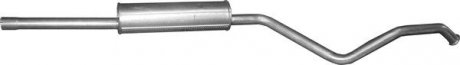 Глушитель алюм. сталь, средн. часть Renault Laguna III 08 2.0 16V (21.41) Polmos POLMOSTROW 2141 (фото 1)
