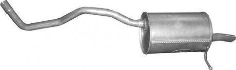 Глушитель алюм. сталь, задн. часть Renault Clio IV 1.2 (21.90) POLMOSTROW 2190 (фото 1)