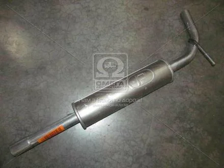 Глушитель алюм. сталь, средн. часть Seat Codroba/Ibiza 1.0i; 1.3i; 1.4i;1.6i; 1.9D 93-02/ VW Polo 1.4i 95-01 POLMOSTROW 23.07