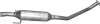 TLUMIK SRODEK TOYOTA COROLLA 1.4 04- POLMOSTROW 26110 (фото 1)