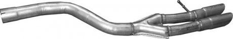 Глушитель алюм. сталь, выпускн. труба VW Passat B7 2.0 TDi 04/11-06/15 (30.160) POLMOSTROW 30160 (фото 1)