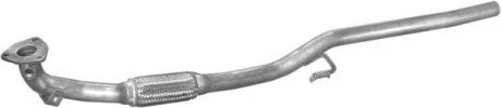Глушитель, алюм. сталь, передн. часть VW Polo/Seat Ibiza 1.2-12V 02- (30.433) Po POLMOSTROW 30433