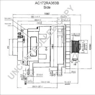 Генератор Prestolite electric AC172RA363B