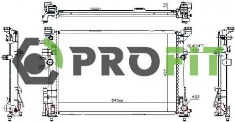 Радіатор охолоджування PROFIT 1740-0323