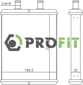 Радиатор печки PROFIT 1760-0099