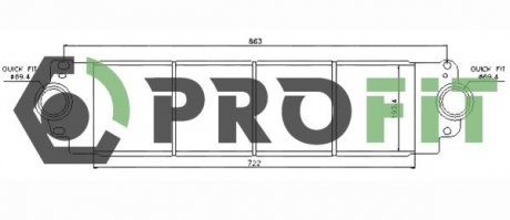 Радиатор наддува PROFIT 1780-0001 (фото 1)