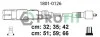Комплект проводов зажигания 1801-0126