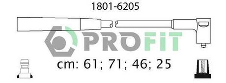 Комплект кабелів високовольтних PROFIT 1801-6205 (фото 1)