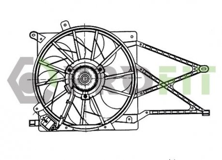 Вентилятор радіатора PROFIT 1850-0003 (фото 1)
