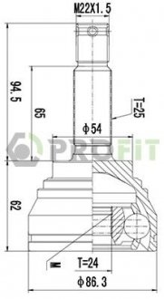 ШРУС PROFIT 2710-1332