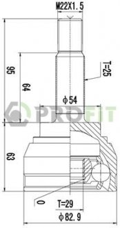 ШРУС PROFIT 2710-1385 (фото 1)