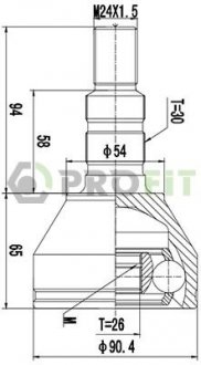 ШРУС PROFIT 2710-1506