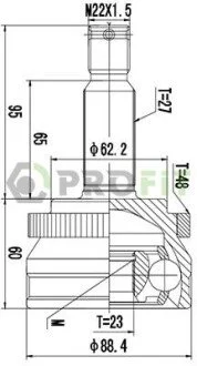 ШРУС PROFIT 2710-3034
