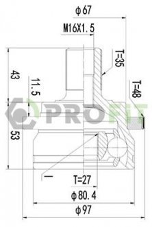 ШРУС PROFIT 2710-3061 (фото 1)