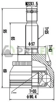 ШРУС PROFIT 2710-3068