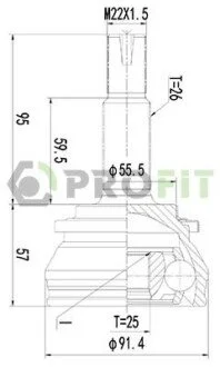 ШРУС PROFIT 2710-3072