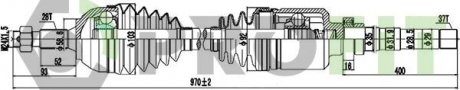 Піввісь PROFIT 2730-0965
