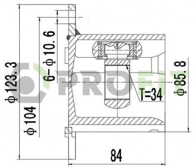 ШРУС PROFIT 2810-2040