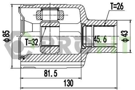 ШРУС PROFIT 2810-2052