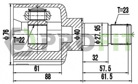 ШРУС PROFIT 2810-2054