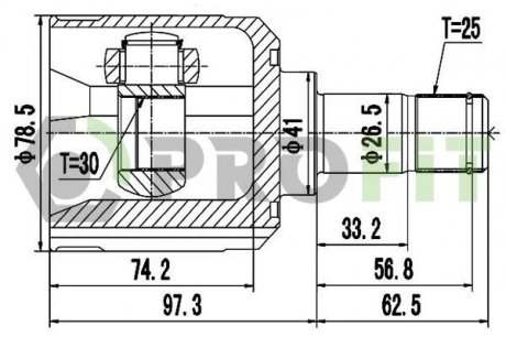 ШРУС PROFIT 2810-2072