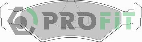 Колодки тормозные дисковые передние PROFIT 5000-0206 (фото 1)