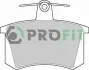 Колодки тормозные дисковые передние PROFIT 5000-0222 (фото 1)