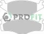 Колодки тормозные дисковые передние 5000-0419