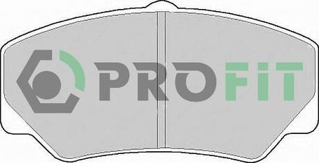 Колодки тормозные дисковые передние PROFIT 5000-0450