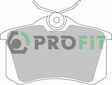 Колодки тормозные дисковые передние PROFIT 5000-0541