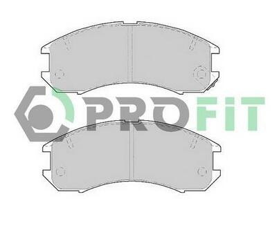 Колодки тормозные дисковые передние PROFIT 5000-0576 (фото 1)