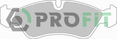 Колодки тормозные дисковые передние PROFIT 5000-0584 (фото 1)