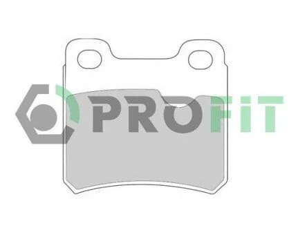 Колодки тормозные задние Opel Astra/Calibra/Vectra -96 PROFIT 5000-0586