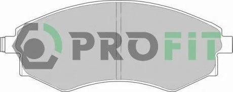 Колодки тормозные дисковые передние PROFIT 5000-0600