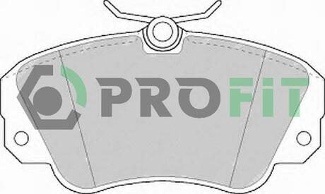 Колодки тормозные дисковые передние PROFIT 5000-0686 (фото 1)