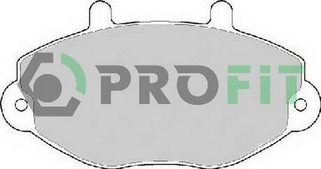 Колодки тормозные дисковые передние PROFIT 5000-0701 (фото 1)